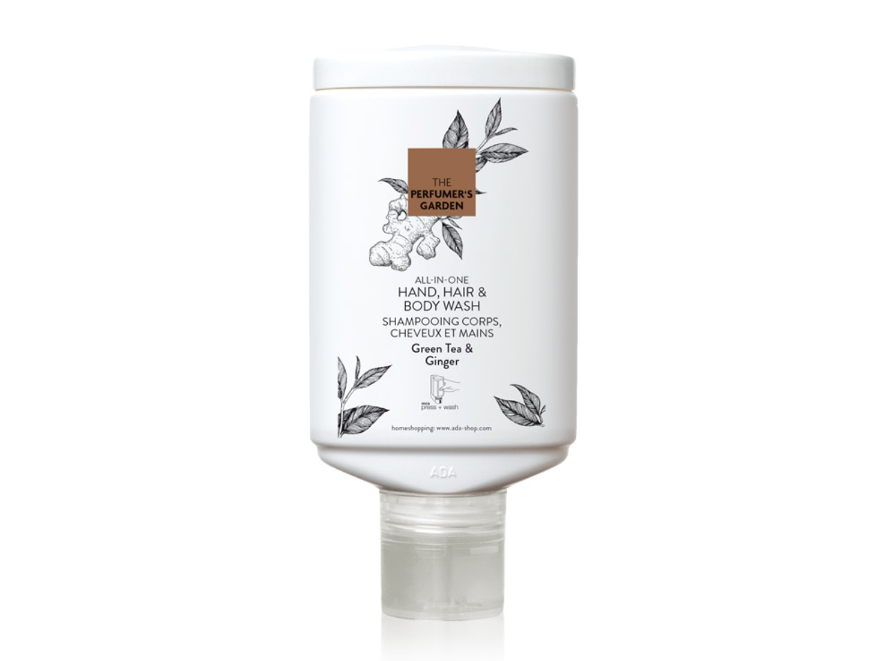 The Perfumer's Garden Haar & Körpershampoo - press+wash, 330 ml